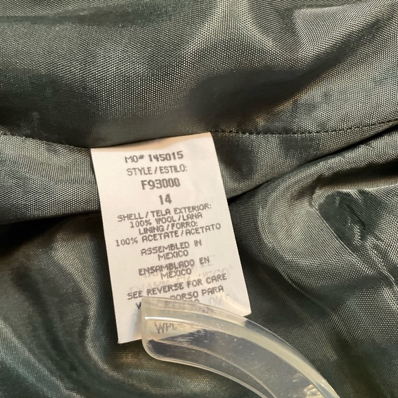 Vintage Sag Harbor Gray Wool Blazer/Jacket Women’s Sz 14 - Picture 5 of 9